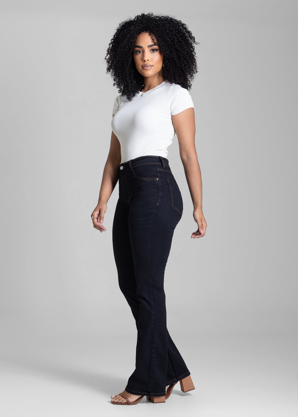 Calça Jeans Sawary Boot Cut - 281226 AZUL