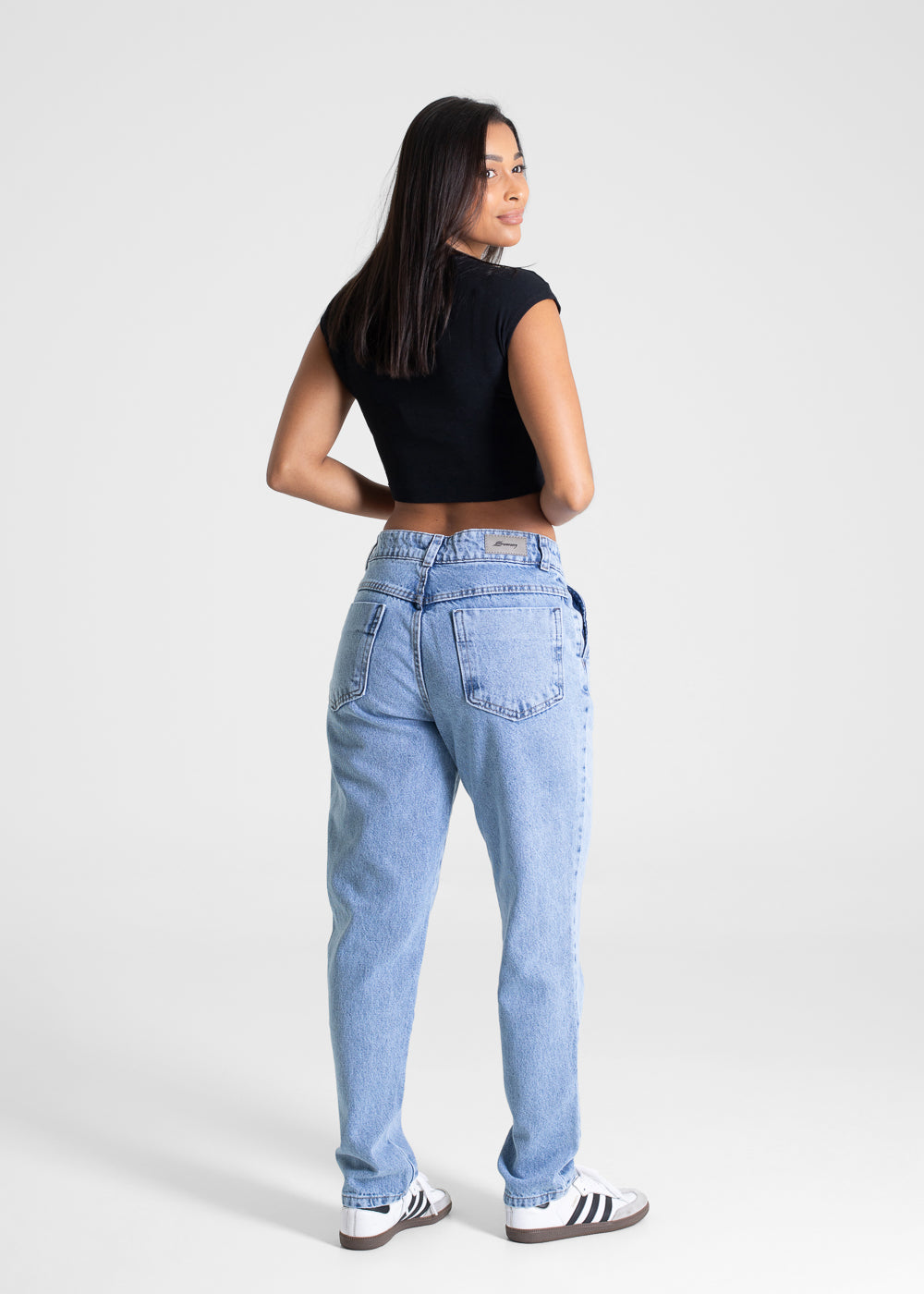 Calça Jeans Sawary Mom - 281246 AZUL