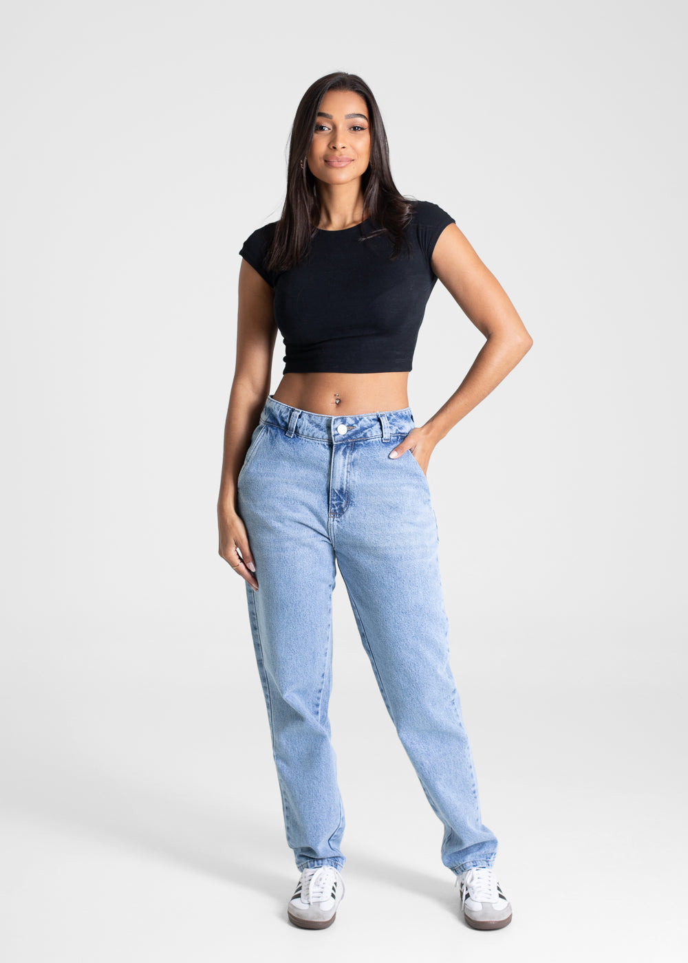 Calça Jeans Sawary Mom - 281246 AZUL