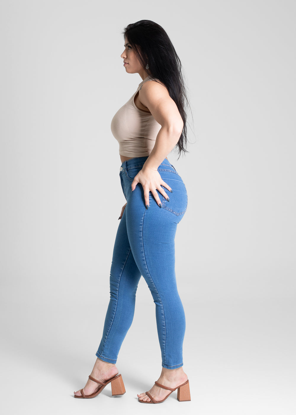 Calça Jeans Sawary Cigarrete - 281261 AZUL