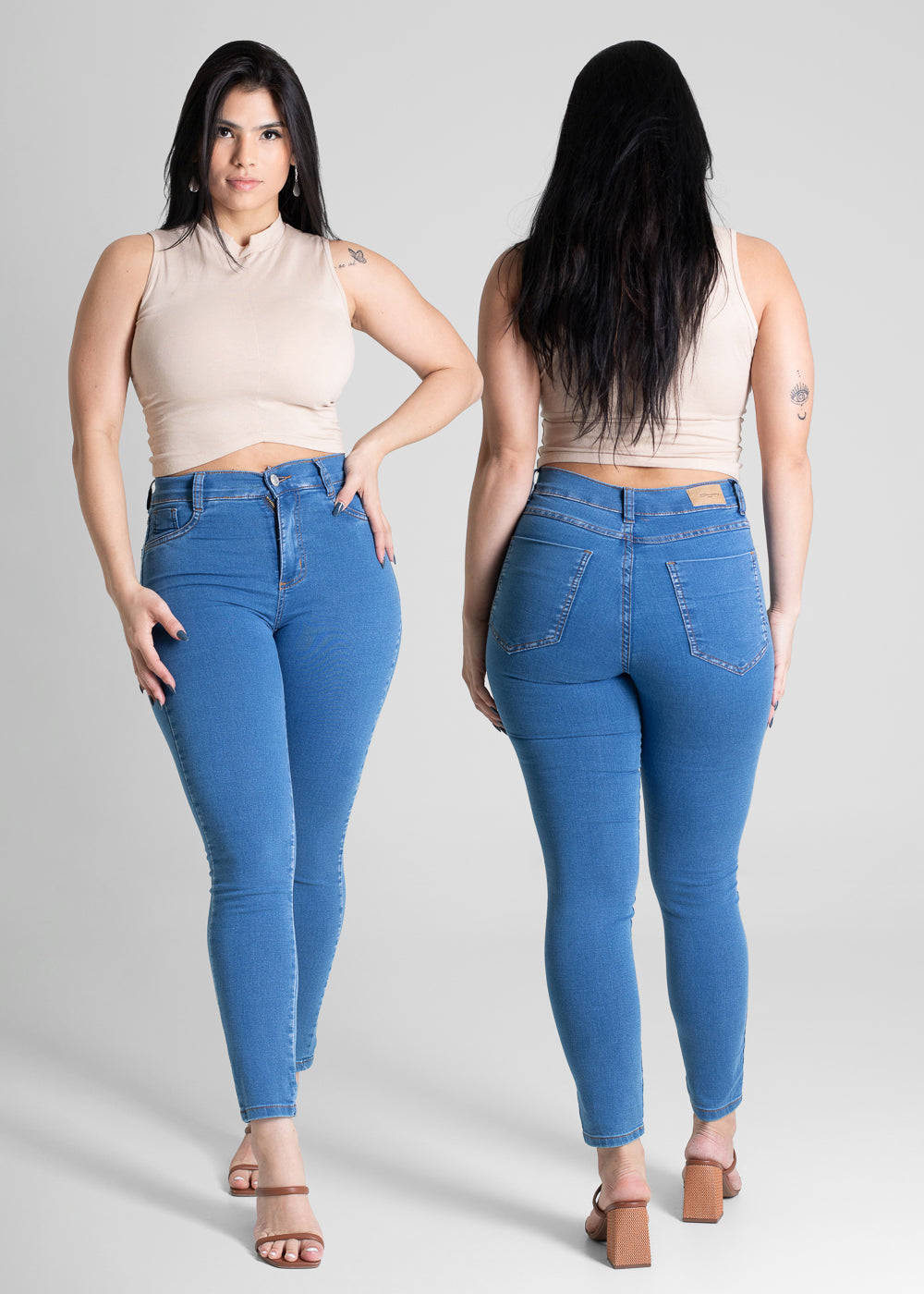 Calça Jeans Sawary Cigarrete - 281261 AZUL