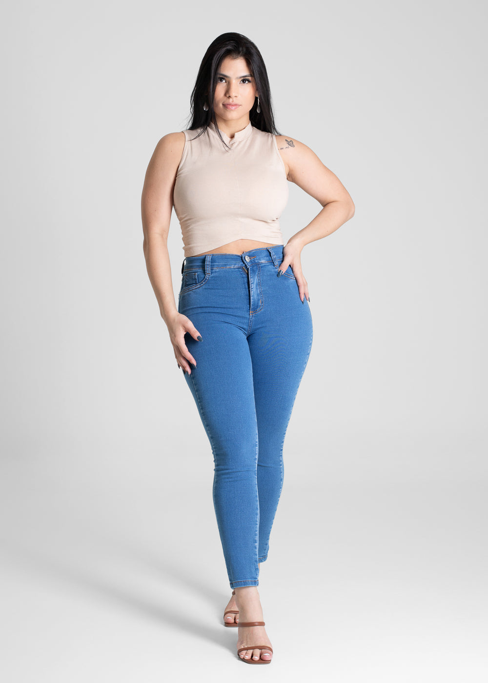 Calça Jeans Sawary Cigarrete - 281261 AZUL