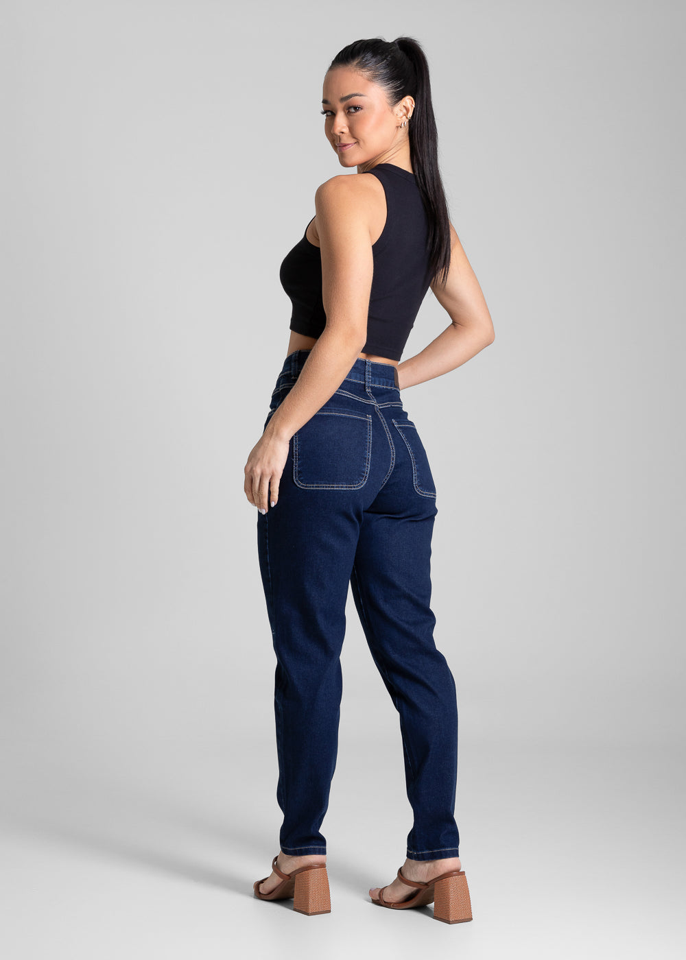 Calça Jeans Sawary Mom - 281262 AZUL