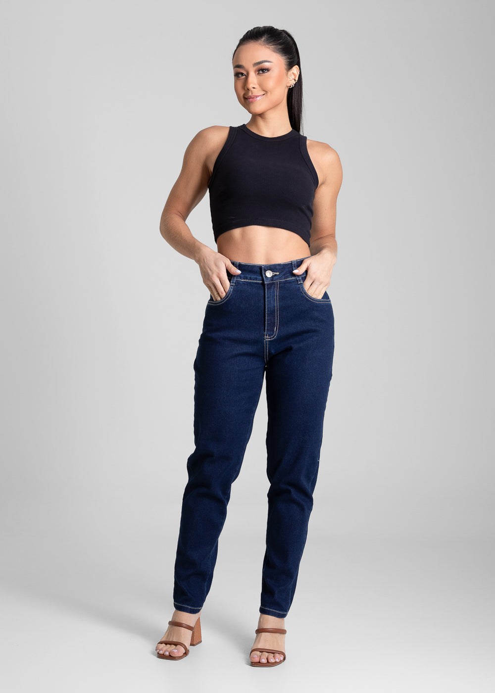 Calça Jeans Sawary Mom - 281262 AZUL