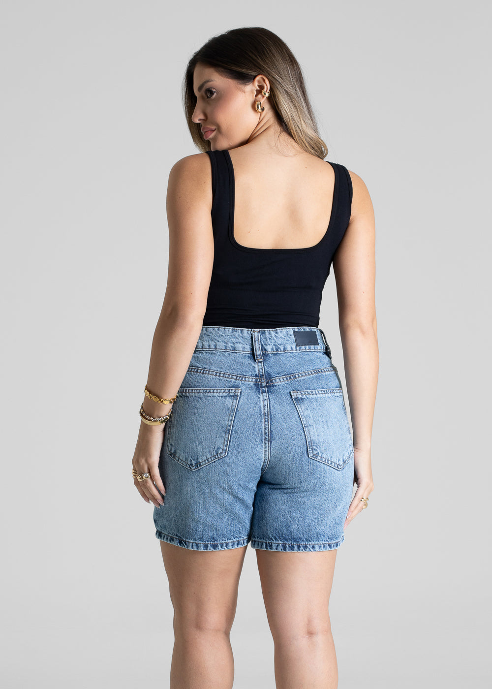 Shorts Jeans Sawary - 281263 AZUL