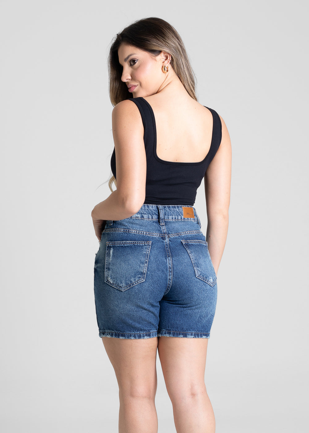 Shorts Jeans Sawary - 281267 AZUL