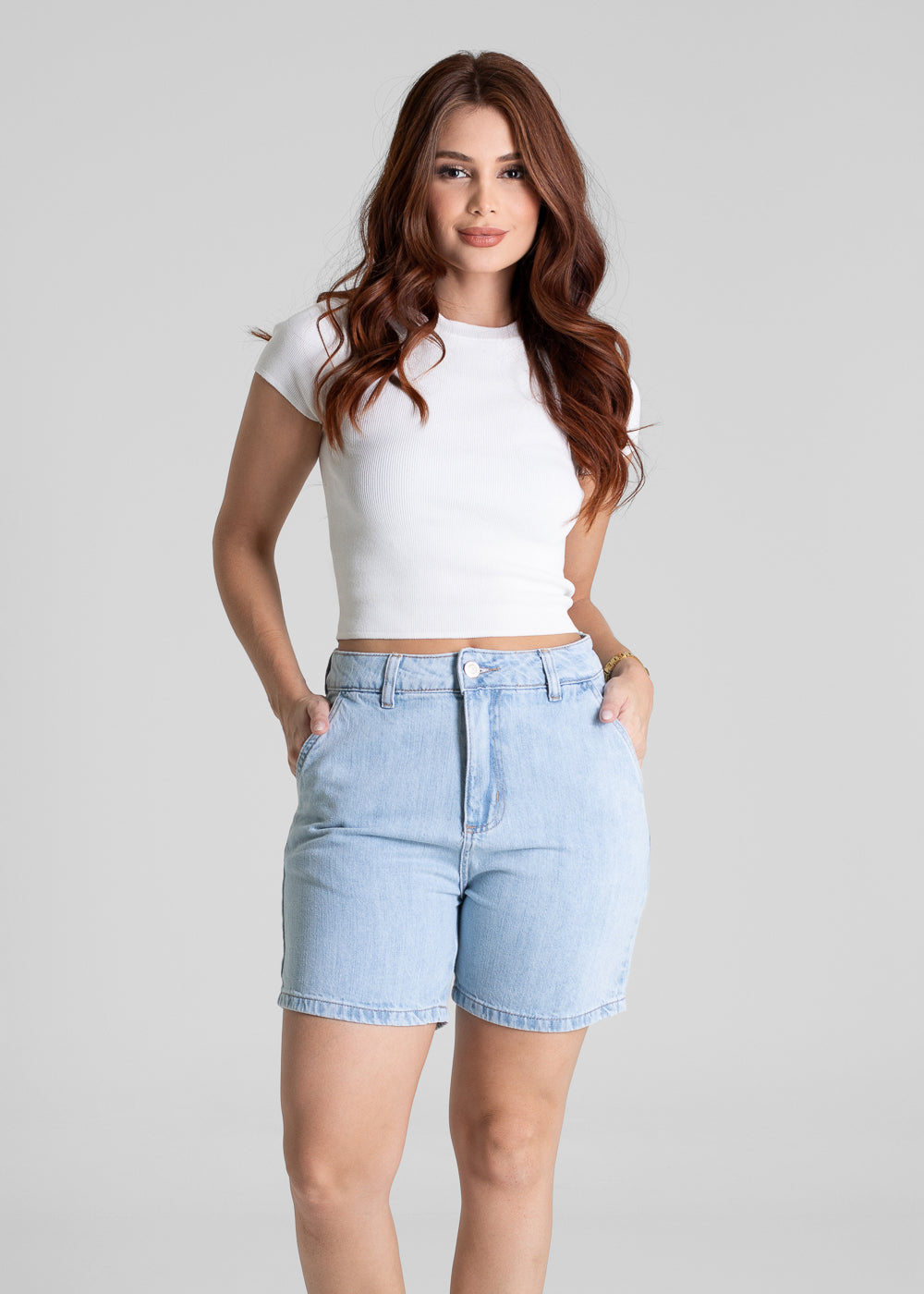 Shorts Jeans Sawary - 281268 AZUL