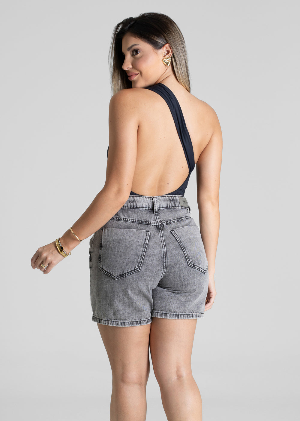 Shorts Jeans Sawary - 281271 PRETO