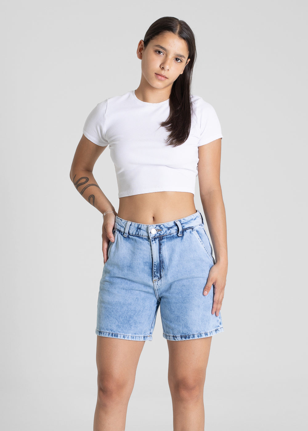 Shorts Jeans Sawary - 281277 AZUL