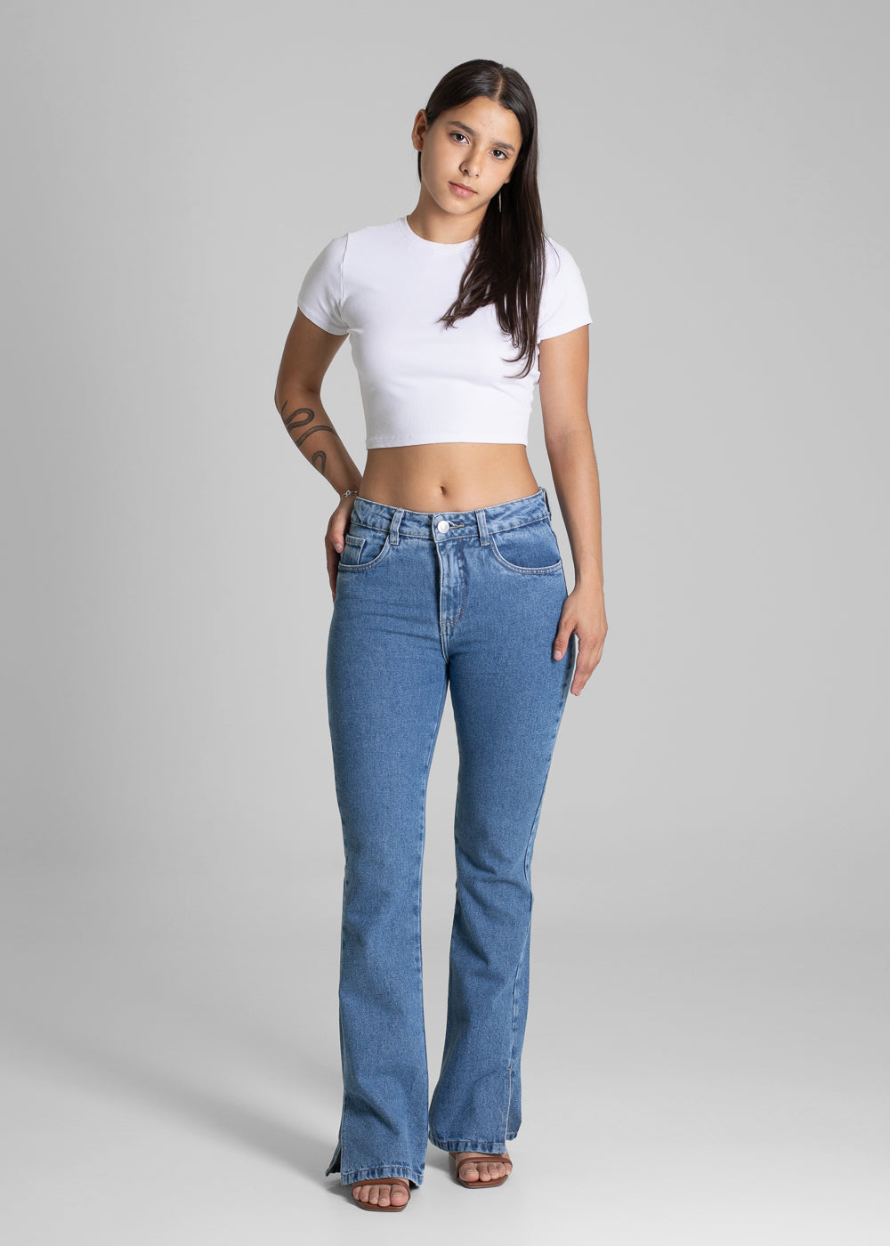 Calça Jeans Sawary Boot Cut - 281278 AZUL