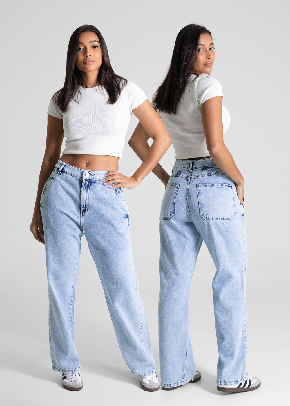 Calça Jeans Sawary Reta - 281303 AZUL