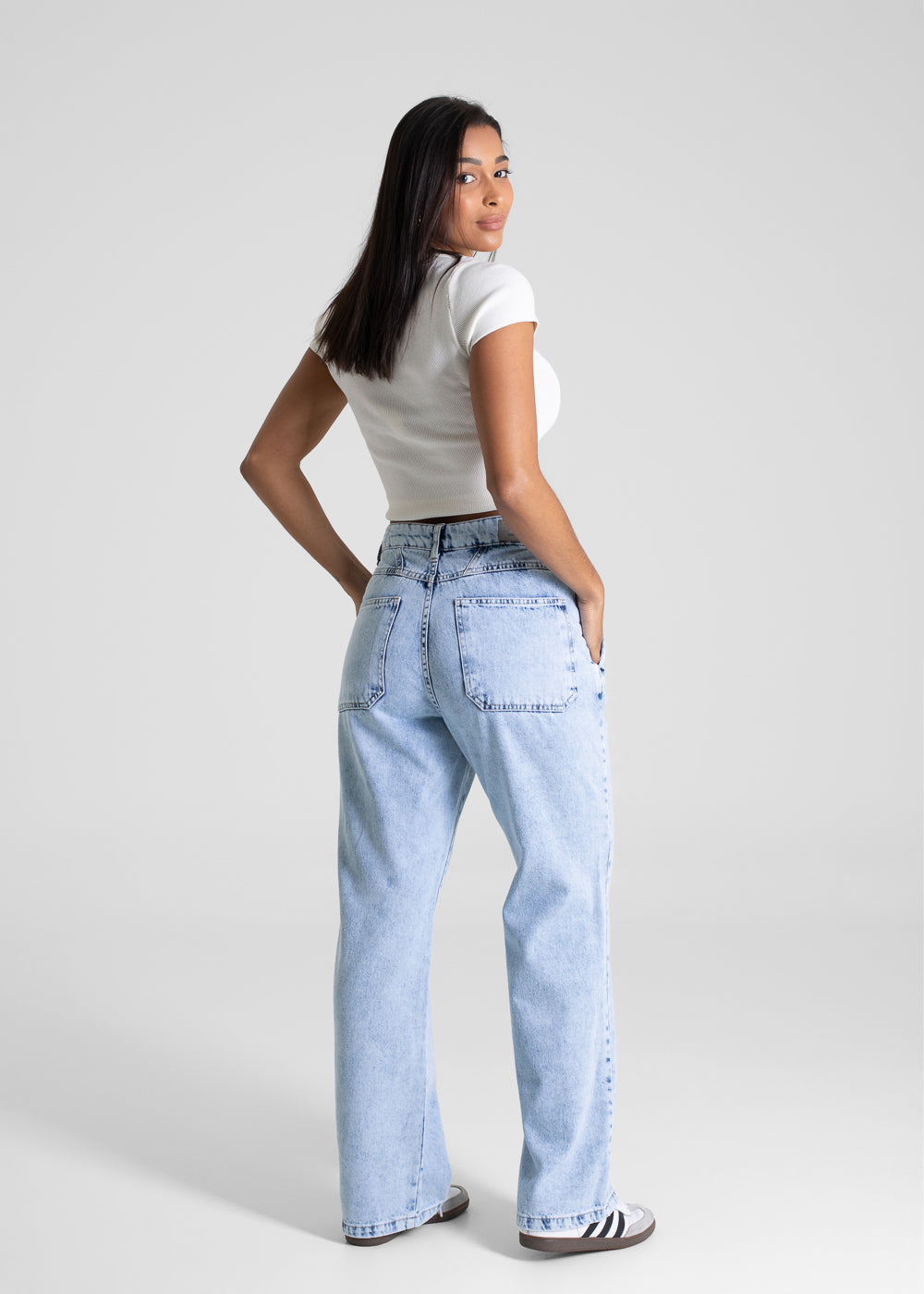 Calça Jeans Sawary Reta - 281303 AZUL