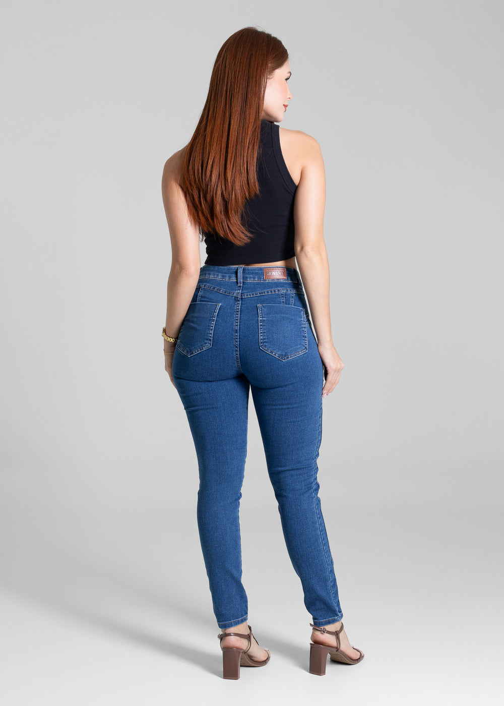 Calça Jeans Sawary Levanta Bumbum - 281310 AZUL