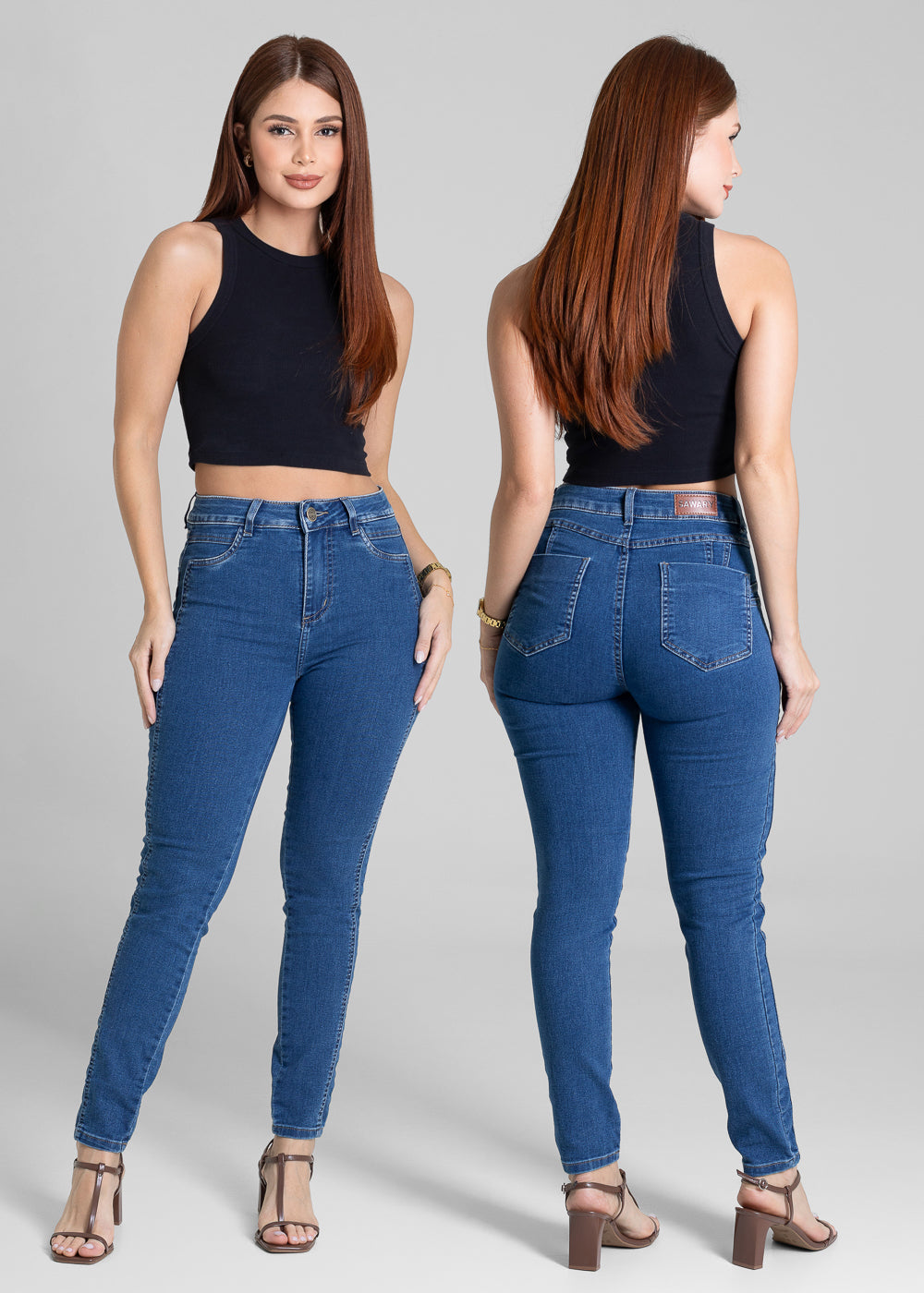 Calça Jeans Sawary Levanta Bumbum - 281310 AZUL
