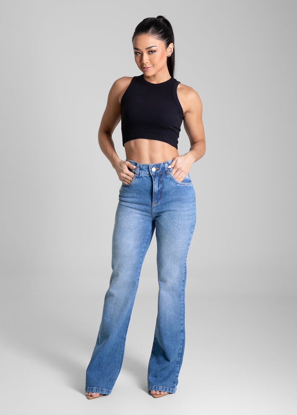 Calça Jeans Sawary Boot Cut - 281316 AZUL