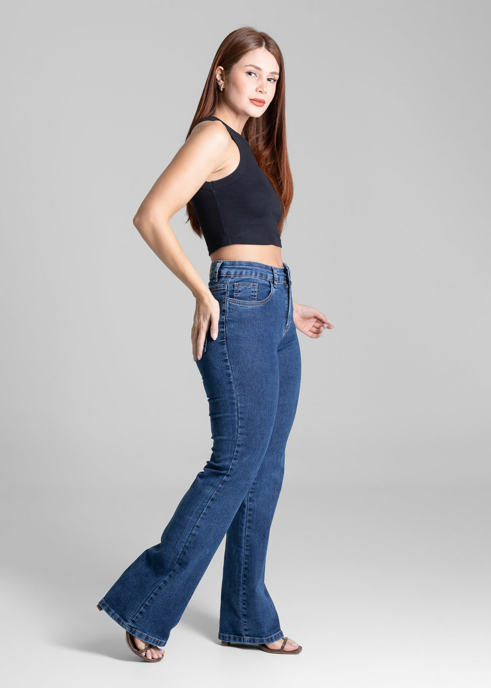 Calça Jeans Sawary Boot Cut - 281320 AZUL