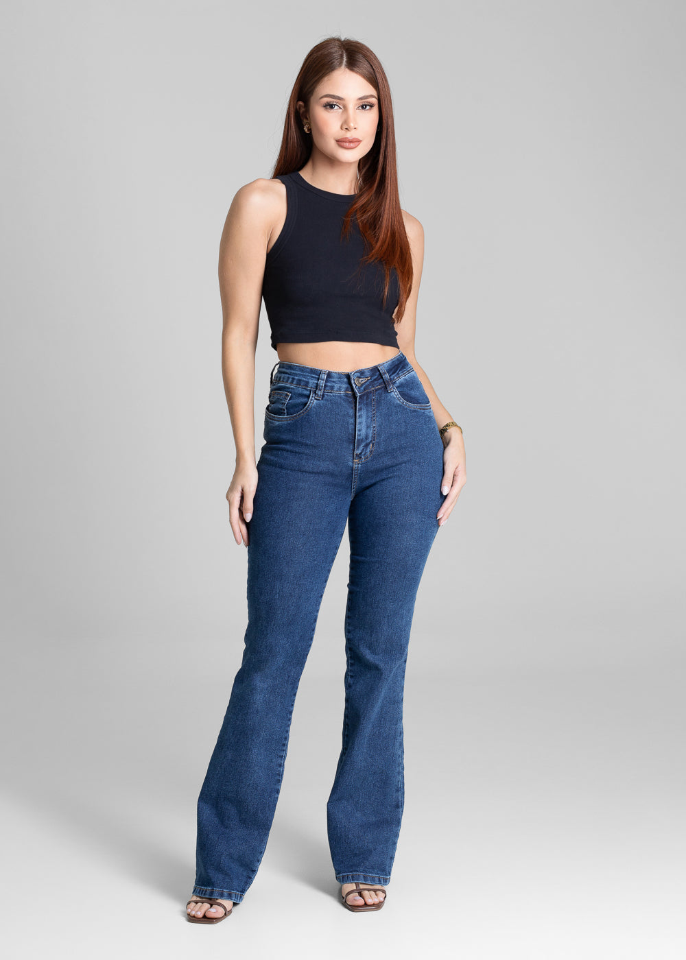 Calça Jeans Sawary Boot Cut - 281320 AZUL