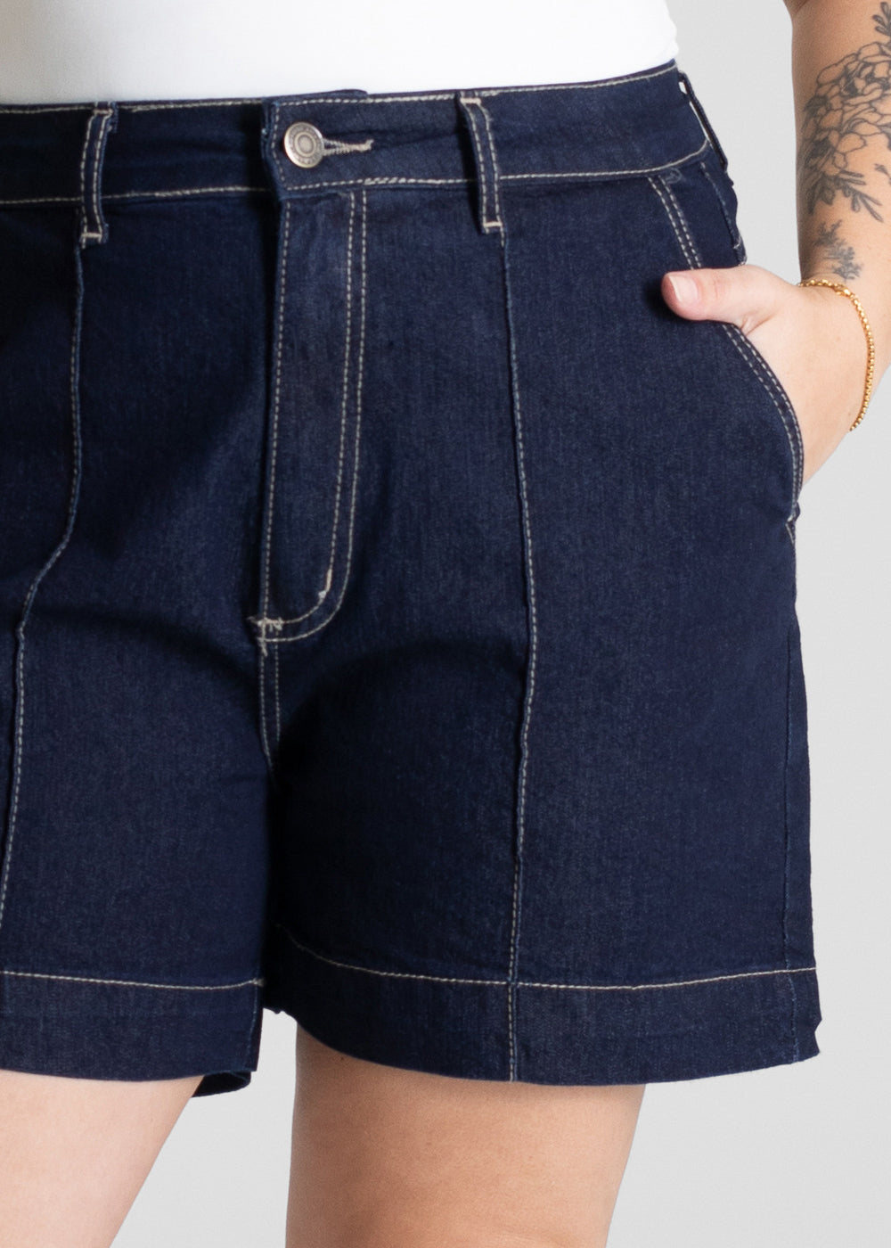 Shorts Jeans Sawary Plus Size - 281322 AZUL