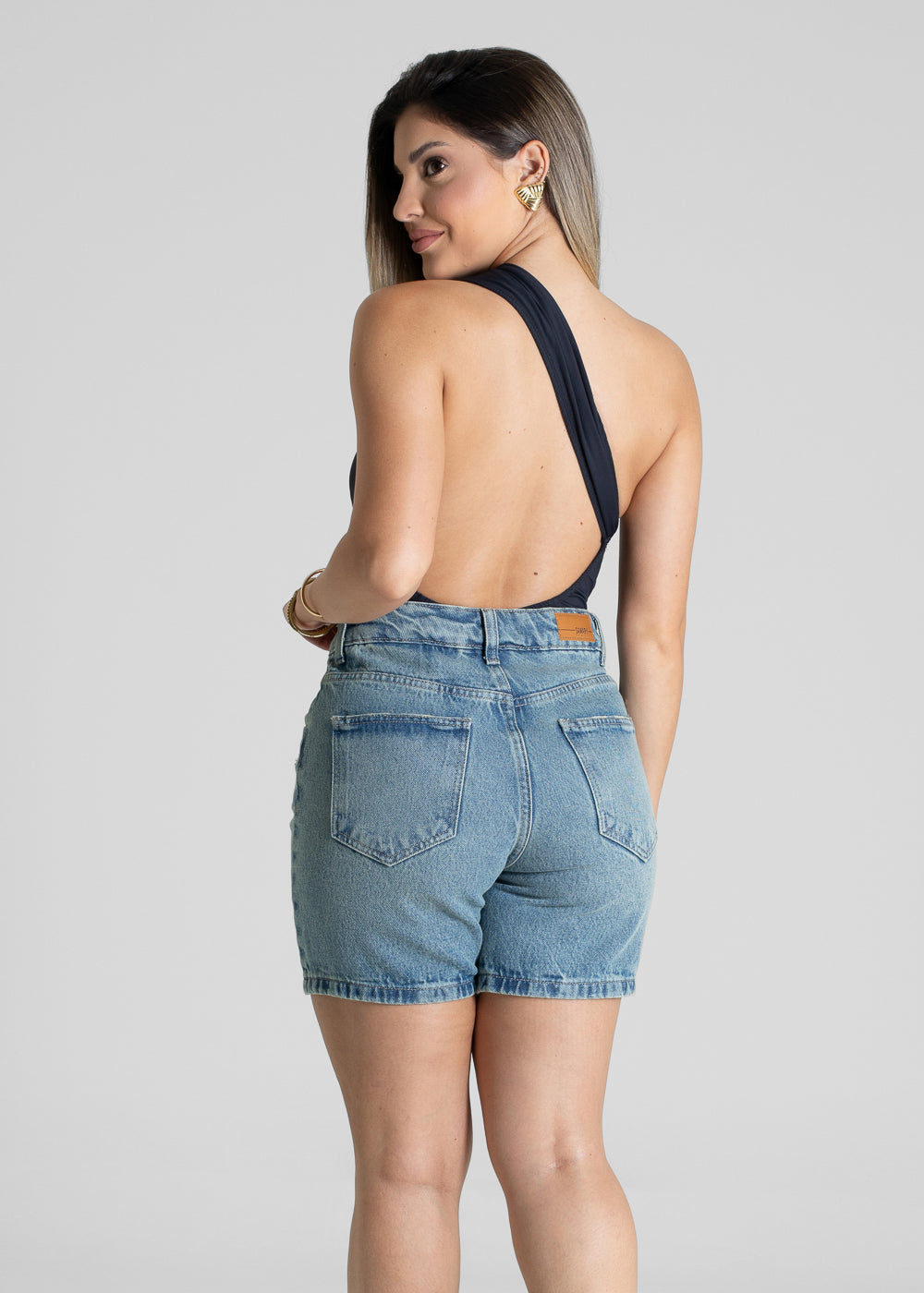 Shorts Jeans Sawary - 281329 AZUL
