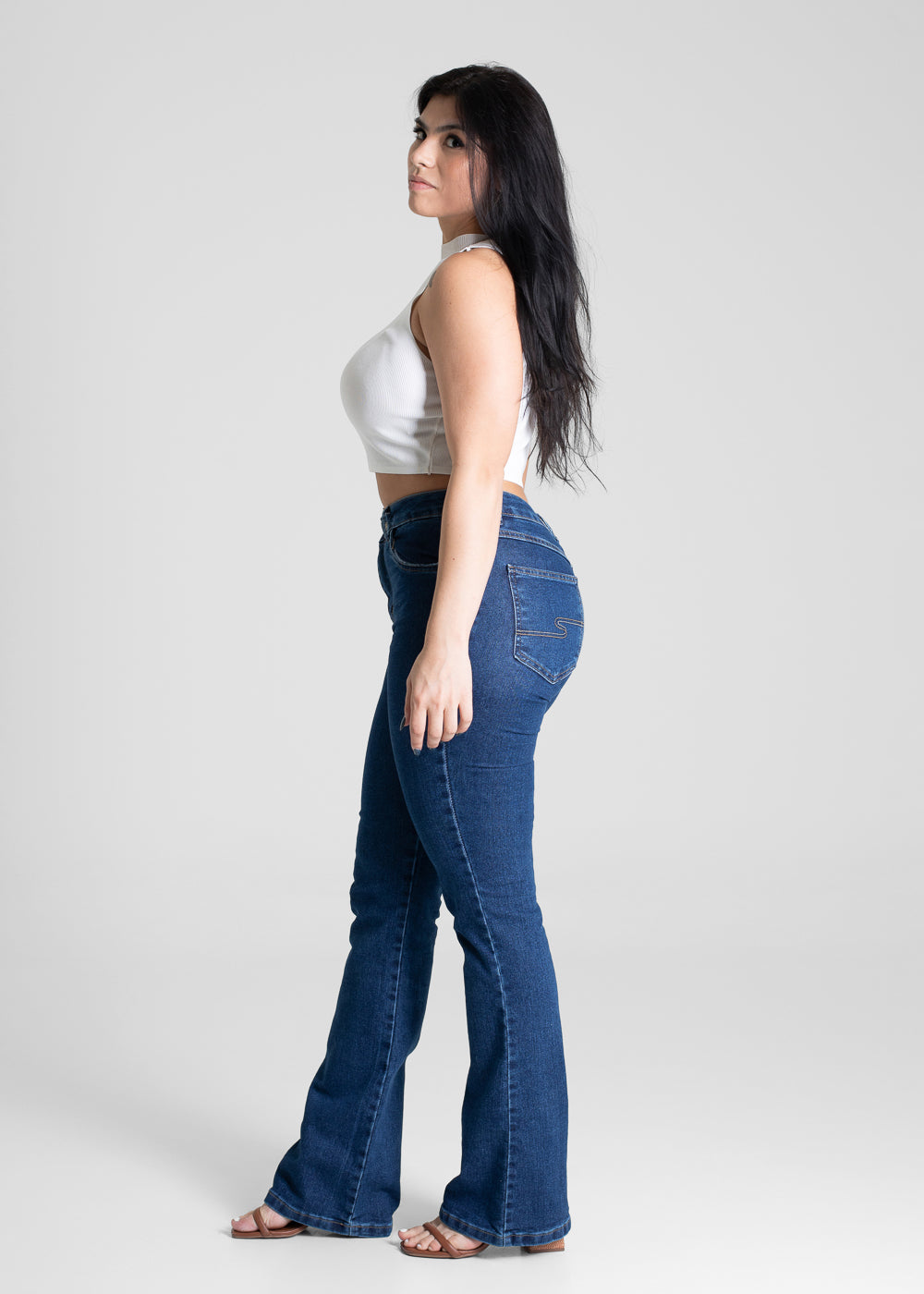 Calça Jeans Sawary Boot Cut - 281331 AZUL