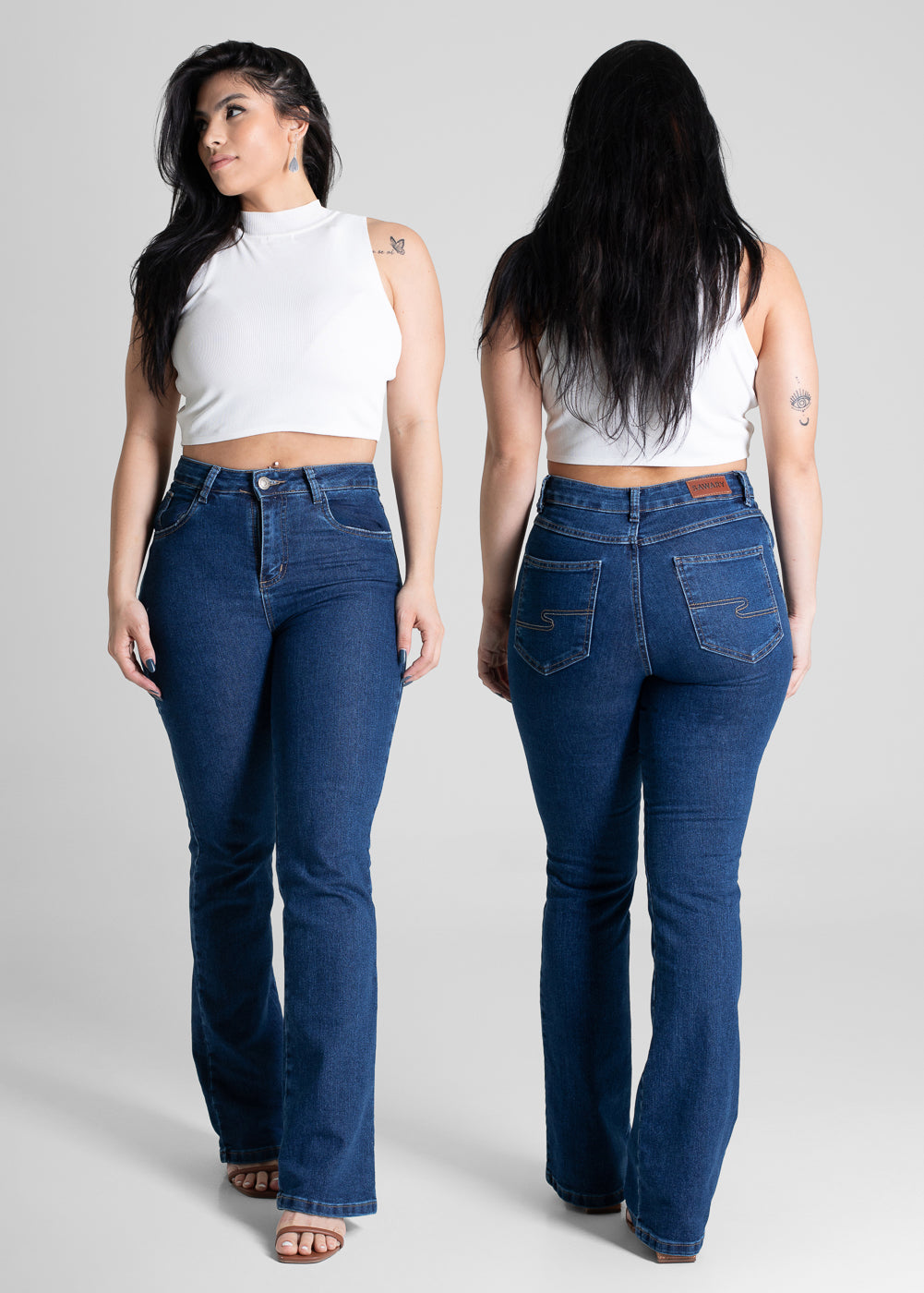 Calça Jeans Sawary Boot Cut - 281331 AZUL