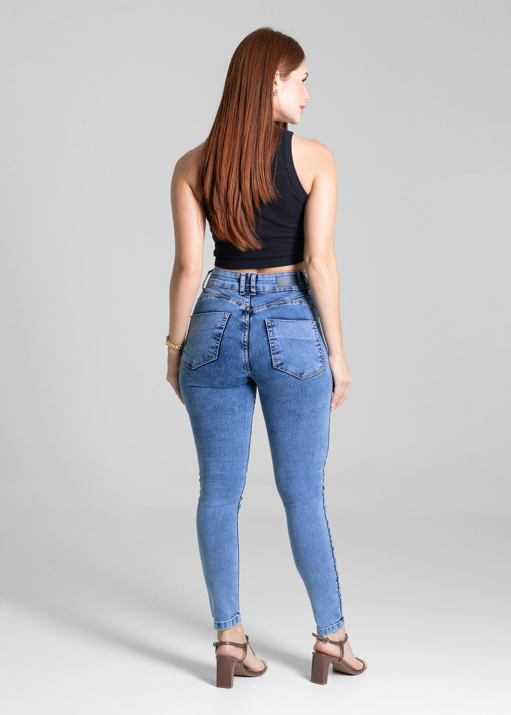 Calça Jeans Sawary Push Up - 281343 AZUL