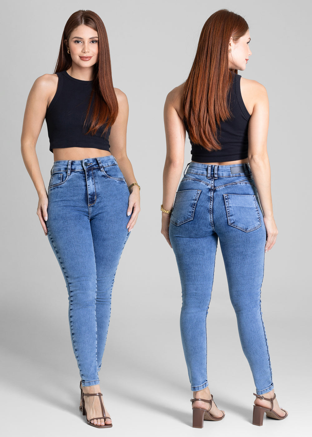 Calça Jeans Sawary Push Up - 281343 AZUL