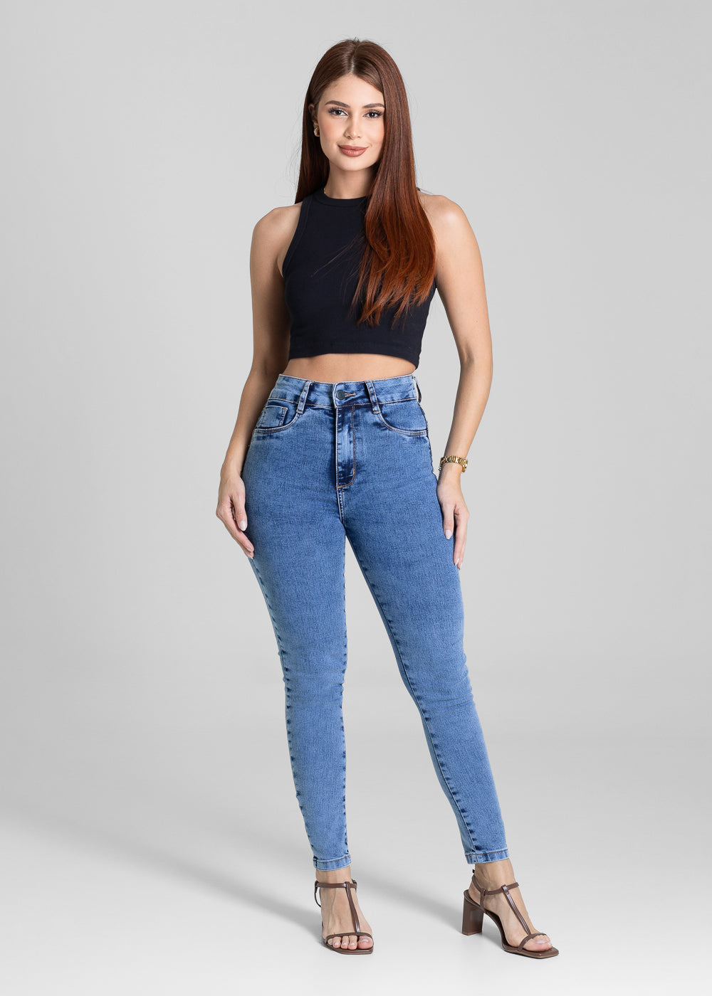 Calça Jeans Sawary Push Up - 281343 AZUL