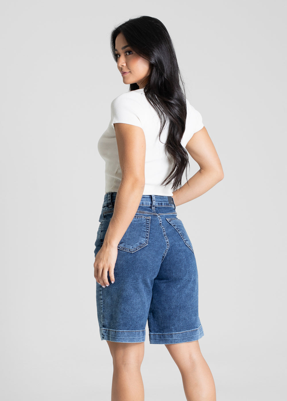 Bermuda Jeans Sawary - 281345 AZUL