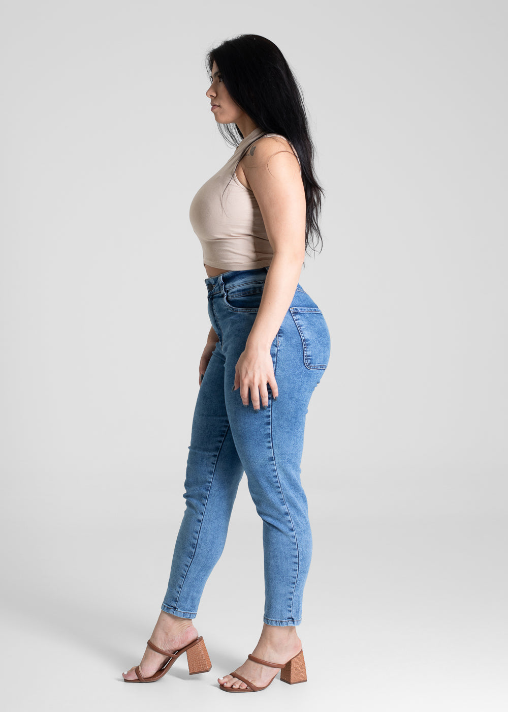 Calça Jeans Sawary Mom - 281347 AZUL