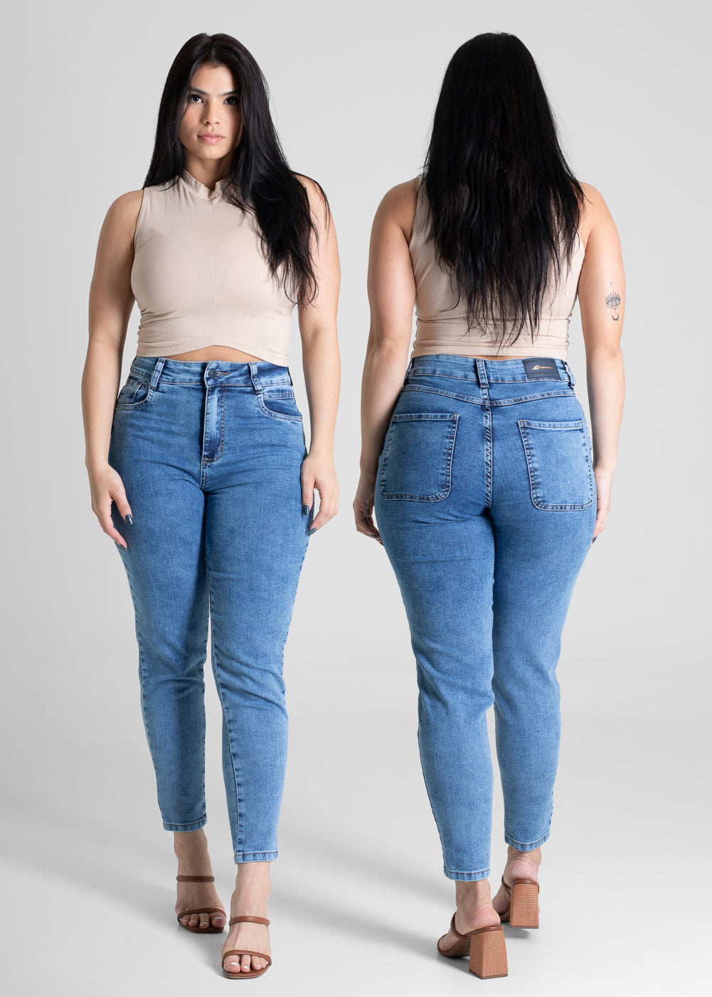 Calça Jeans Sawary Mom - 281347 AZUL
