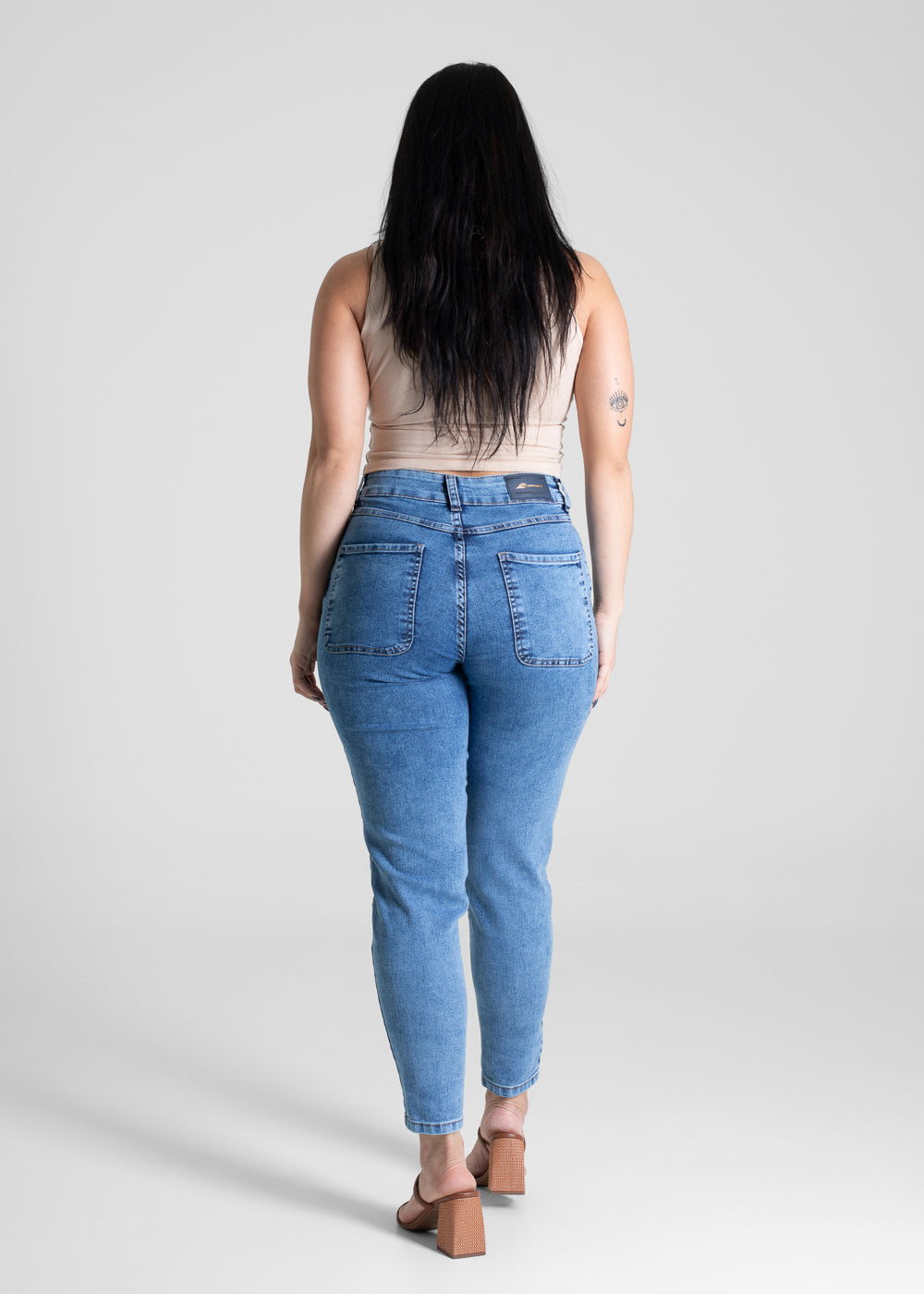 Calça Jeans Sawary Mom - 281347 AZUL