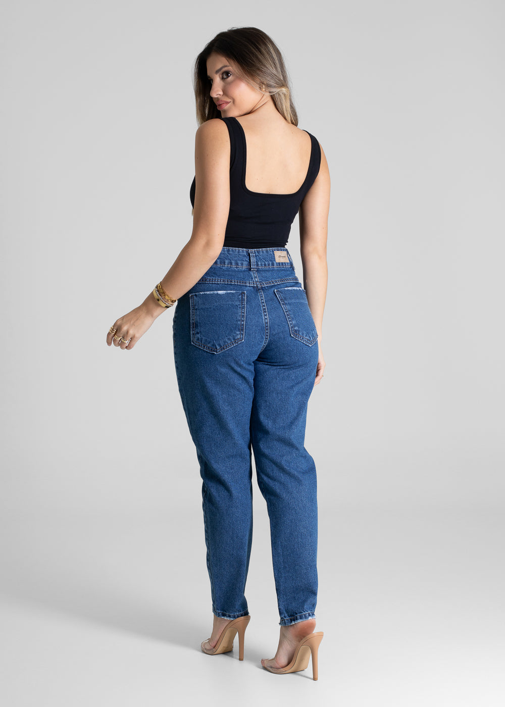 Calça Jeans Sawary Mom - 281348 AZUL