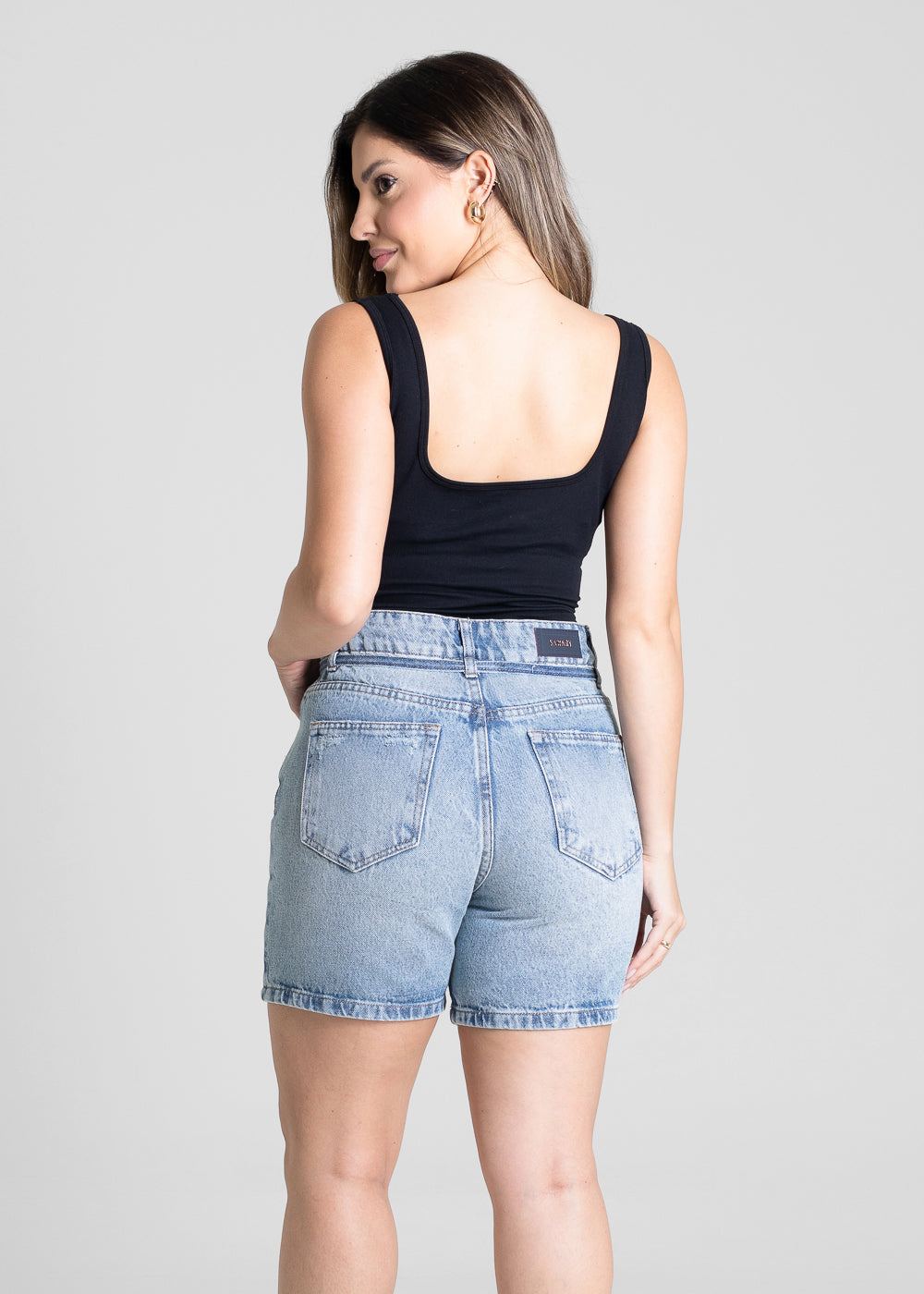 Shorts Jeans Sawary - 281349 AZUL