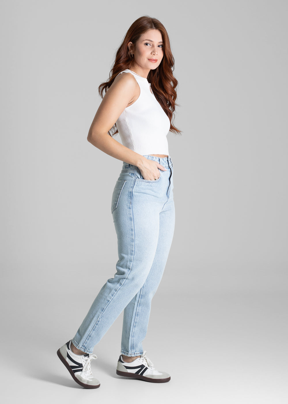 Calça Jeans Sawary Mom - 281352 AZUL