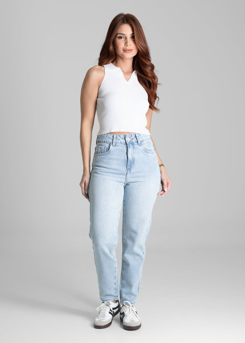 Calça Jeans Sawary Mom - 281352 AZUL