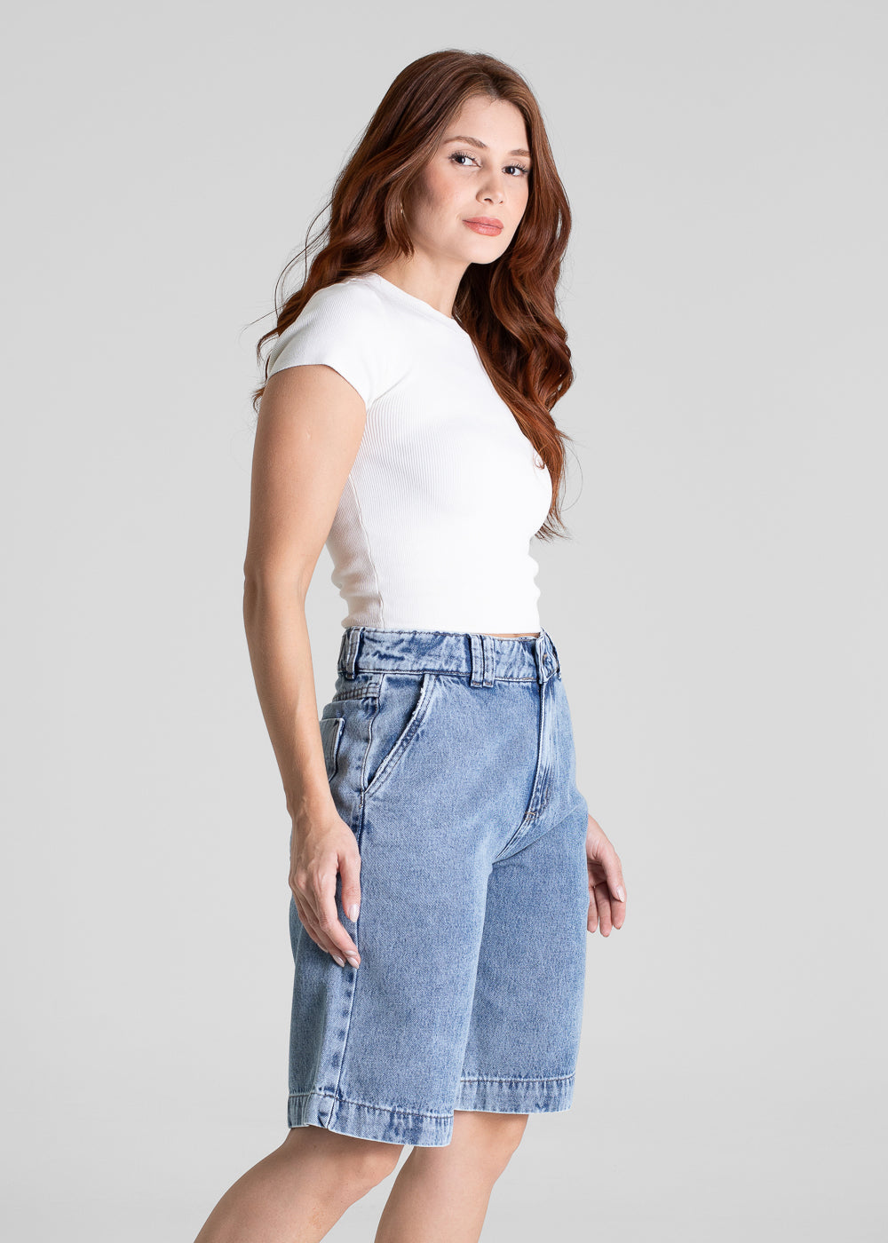 Bermuda Jeans Sawary - 281376 AZUL
