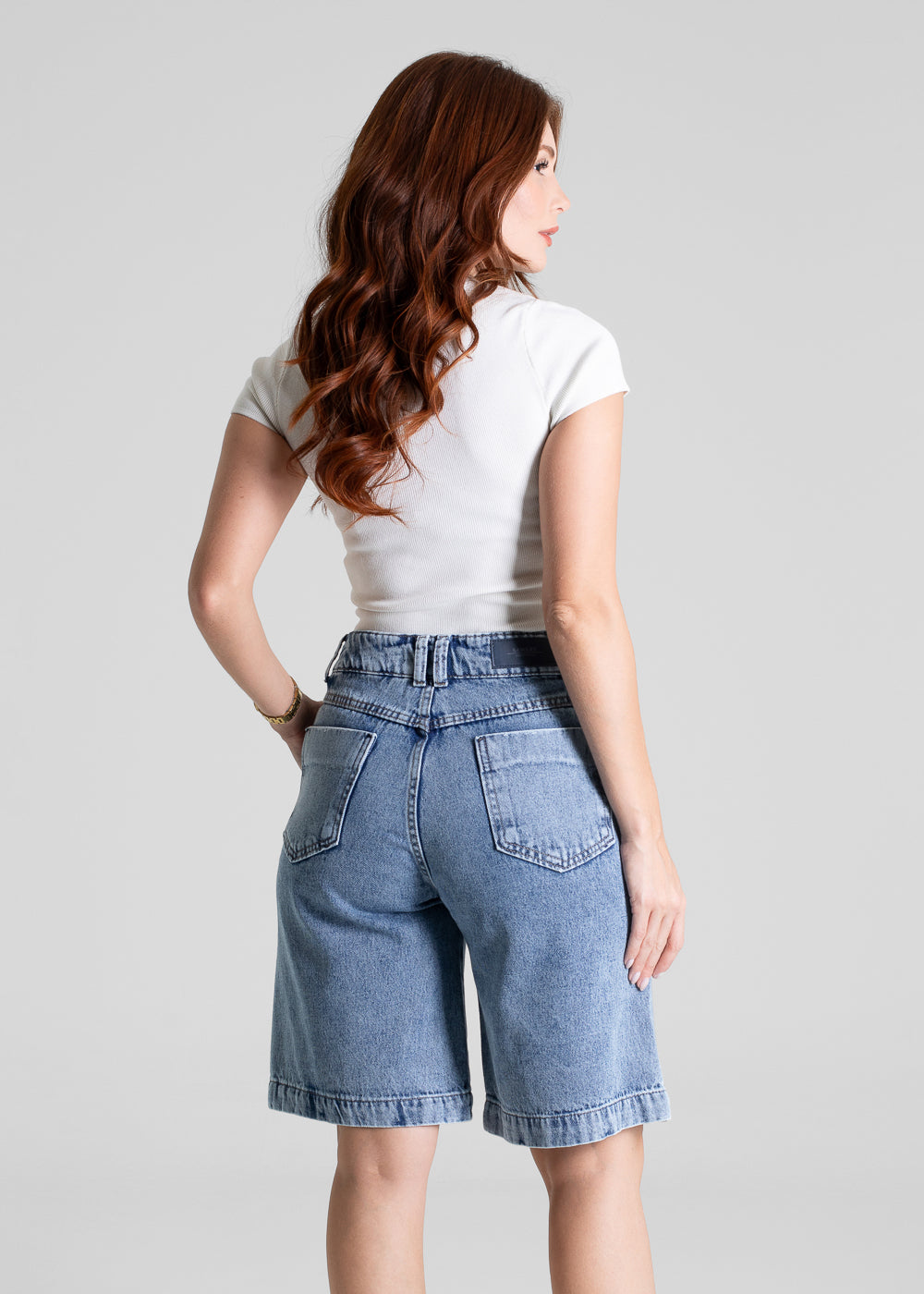 Bermuda Jeans Sawary - 281376 AZUL