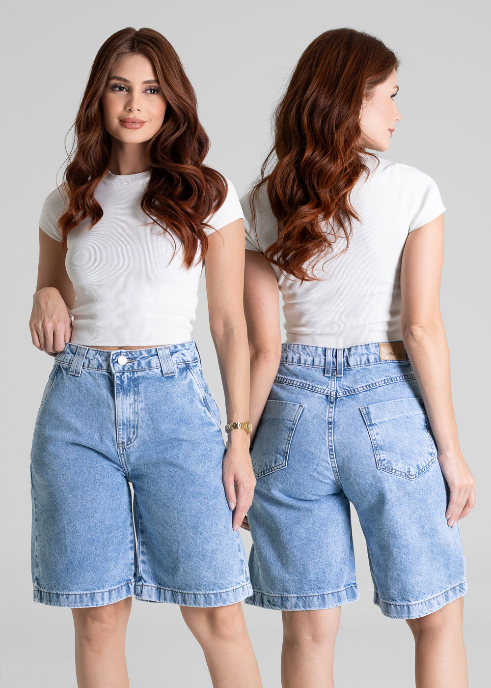 Bermuda Jeans Sawary - 281382 AZUL