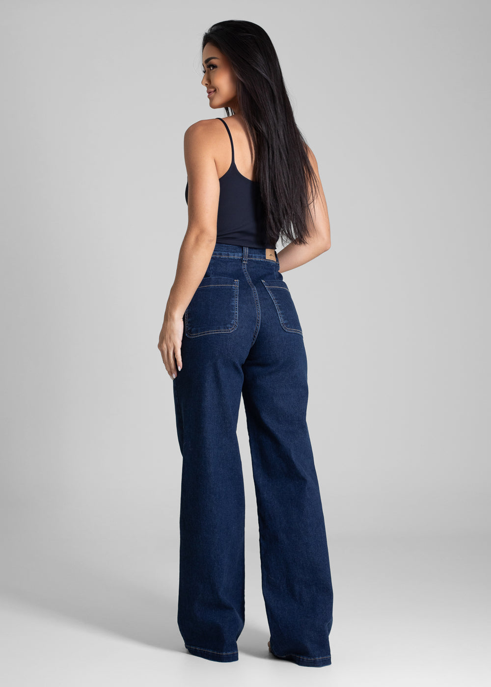 Calça Jeans Sawary Wide Leg - 281386 AZUL