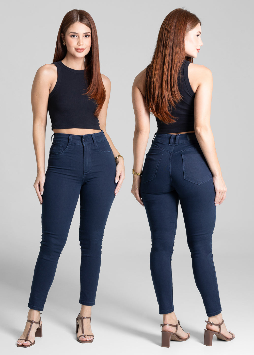 Calça Sarja Sawary Push Up - 281391 AZUL