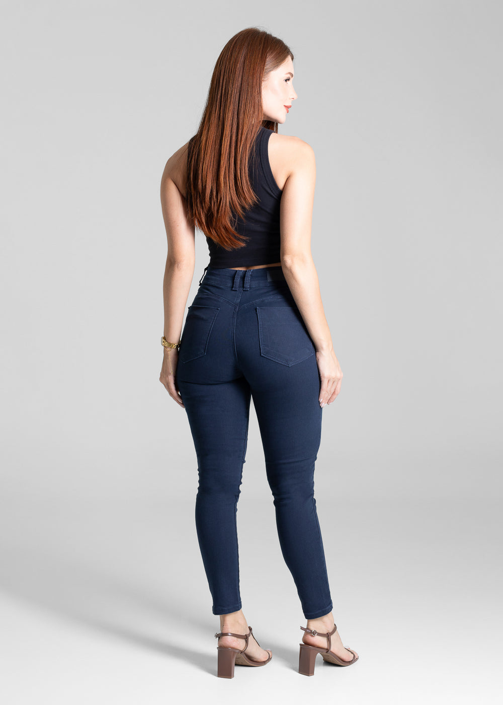 Calça Sarja Sawary Push Up - 281391 AZUL