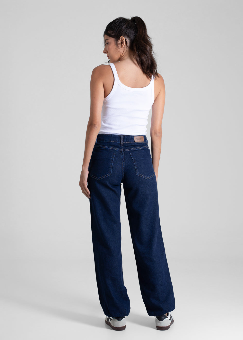 Calça Jeans Sawary Balonê - 281394 AZUL