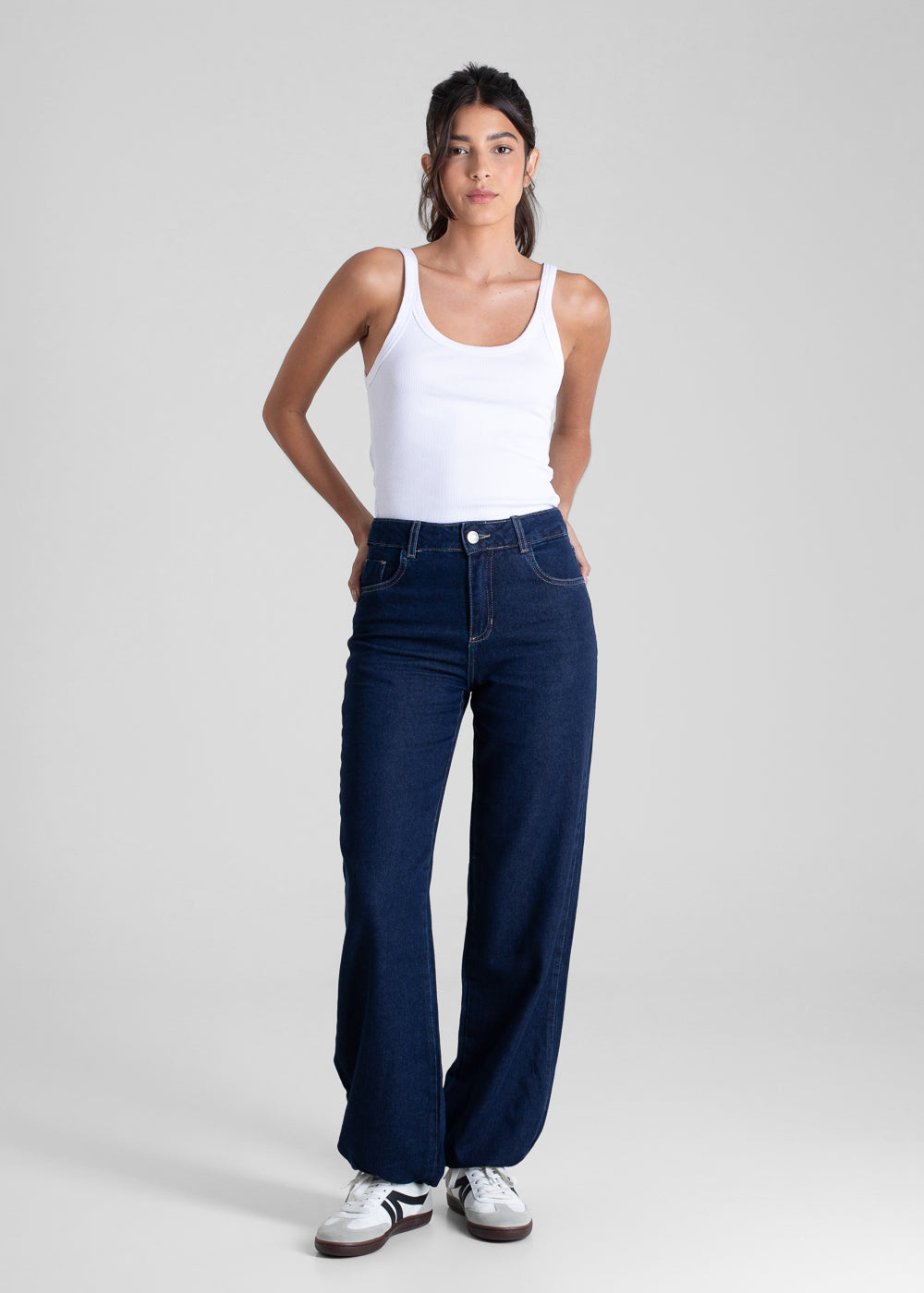 Calça Jeans Sawary Balonê - 281394 AZUL