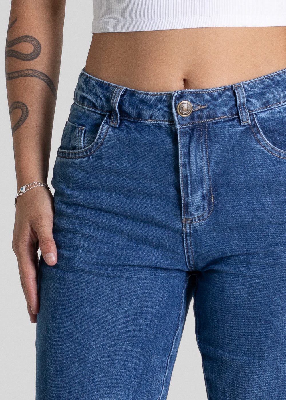 Calça Jeans Sawary Balonê - 281395 AZUL