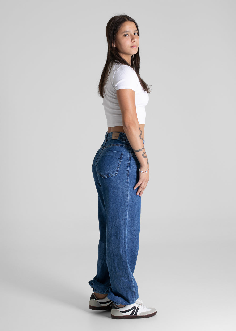 Calça Jeans Sawary Balonê - 281395 AZUL
