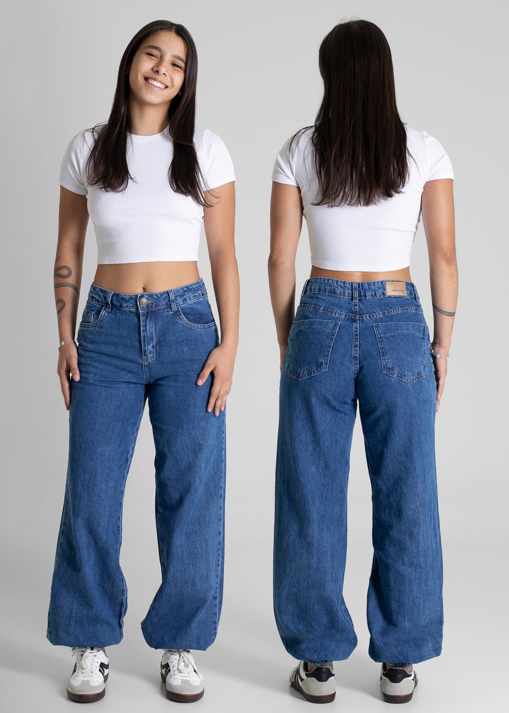Calça Jeans Sawary Balonê - 281395 AZUL