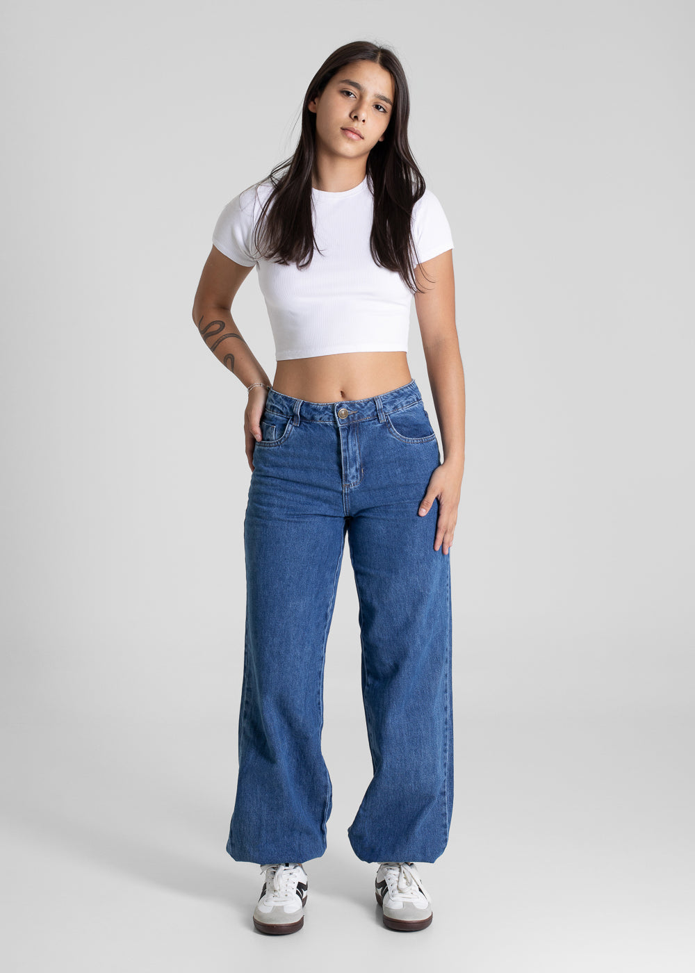Calça Jeans Sawary Balonê - 281395 AZUL