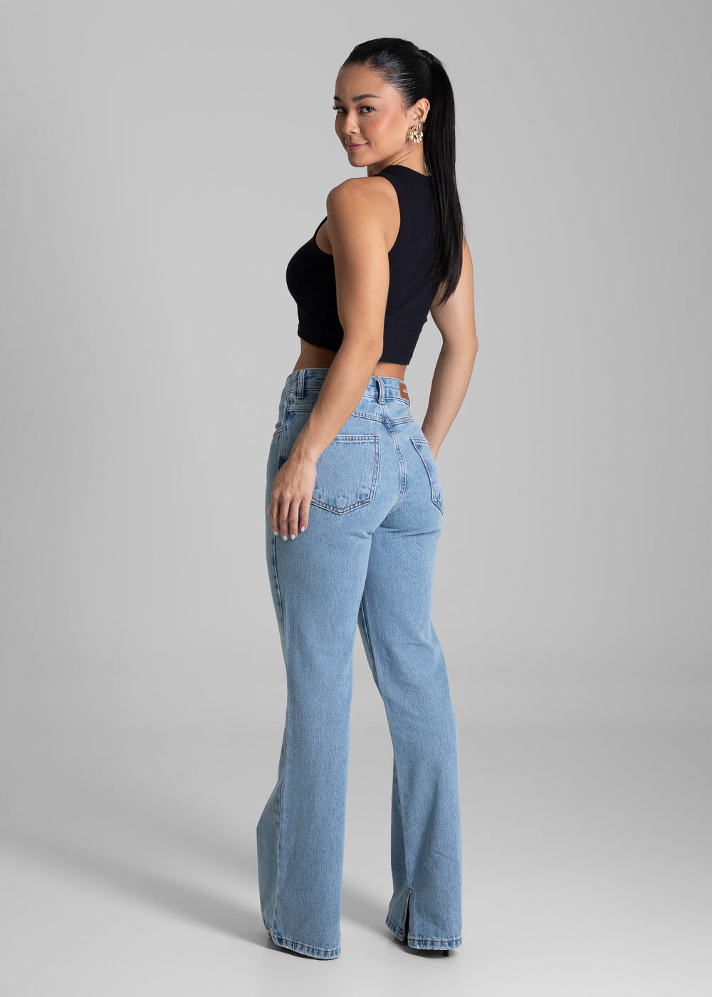 Calça Jeans Sawary Boot Cut - 281403 AZUL