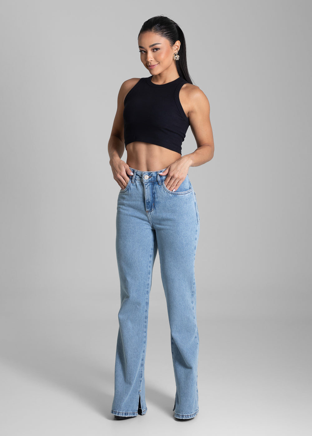 Calça Jeans Sawary Boot Cut - 281403 AZUL